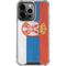Serbia Flag Distressed iPhone 16 Pro Clear Case