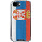 Serbia Flag Distressed iPhone 16e Clear Case