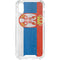 Serbia Flag Distressed iPhone XS Clear Case