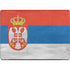 Serbia Flag Distressed Apple MacBook Pro 14-inch Skin