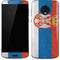 Serbia Flag Distressed Moto G6 Skin