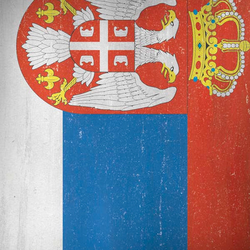 Serbia Flag Distressed Moto G6 Skin