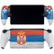 Serbia Flag Distressed PlayStation Portal Remote Player Skin