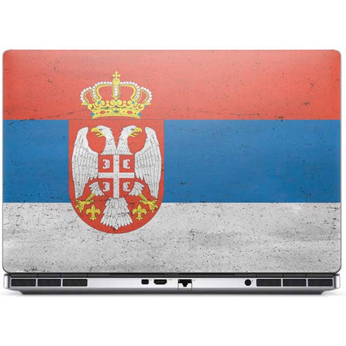 Serbia Flag Distressed Dell Precision Skin