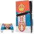Serbia Flag Distressed PlayStation PS5 Skins