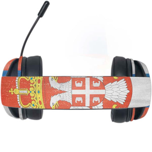 Serbia Flag Distressed Razer Kraken X Skin