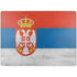 Serbia Flag Distressed Surface Laptop 7 13.8in Skin