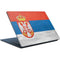 Serbia Flag Distressed Surface Laptop Skin