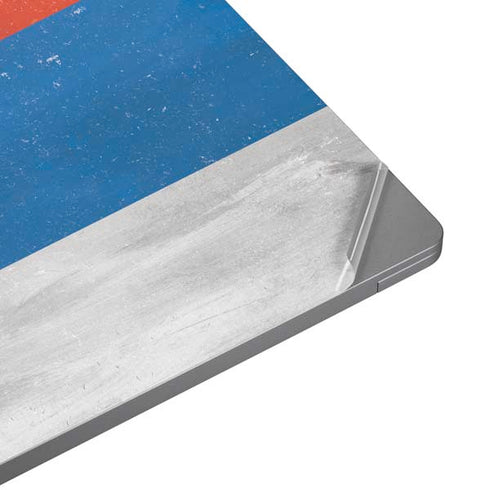 Serbia Flag Distressed Laptop Skins