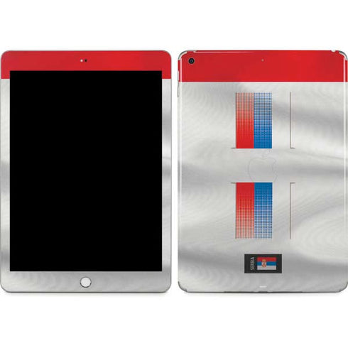 Serbia Soccer Flag Apple iPad Skin
