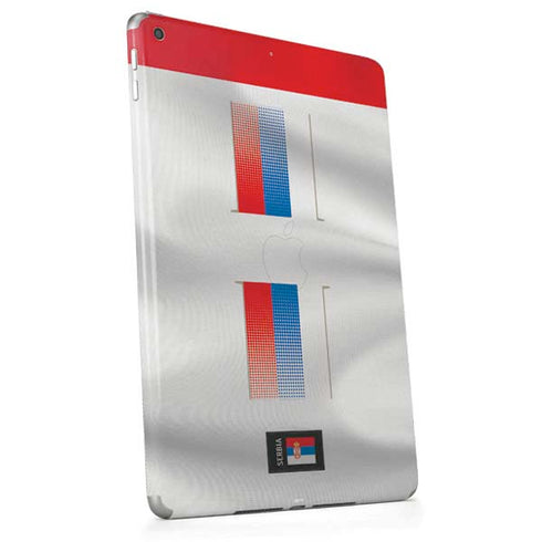 Serbia Soccer Flag Apple iPad Skin