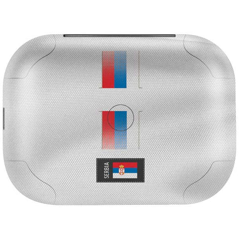 Serbia Soccer Flag Amazon Echo Buds Skin