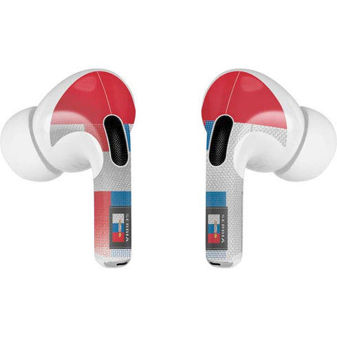 Serbia Soccer Flag AirPods Skins
