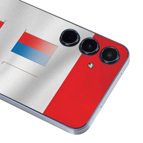 Serbia Soccer Flag Galaxy A35 5G Skin