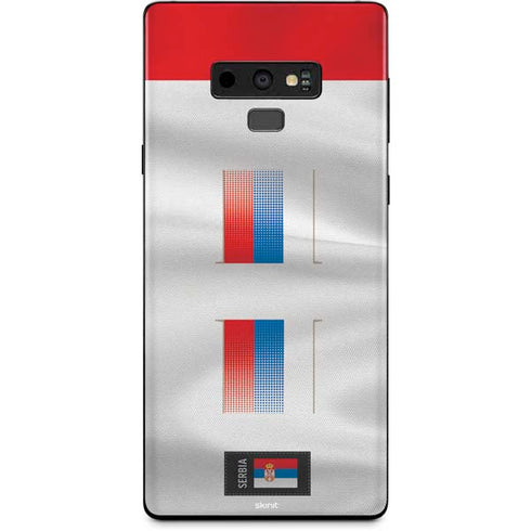Serbia Soccer Flag Galaxy Note 9 Skin