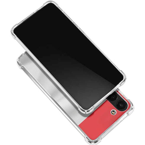 Serbia Soccer Flag Galaxy S24 FE Clear Case