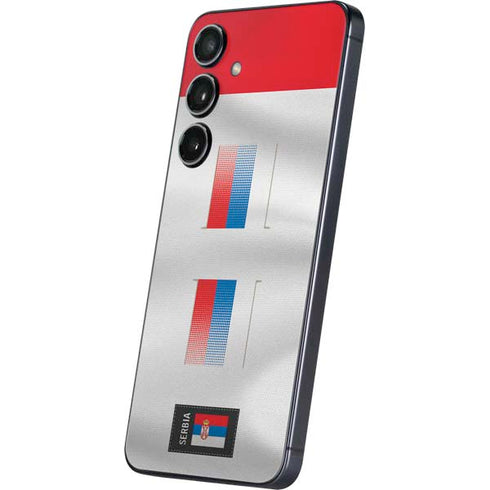 Serbia Soccer Flag Galaxy S25 Skin