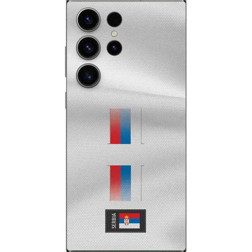 Serbia Soccer Flag Galaxy S24 Ultra Skin