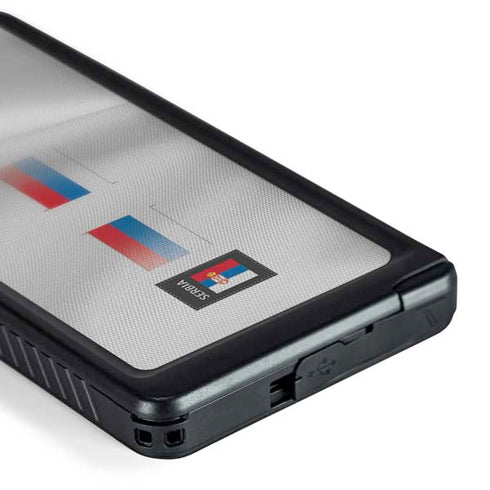 Serbia Soccer Flag Galaxy S24 Ultra Waterproof Case