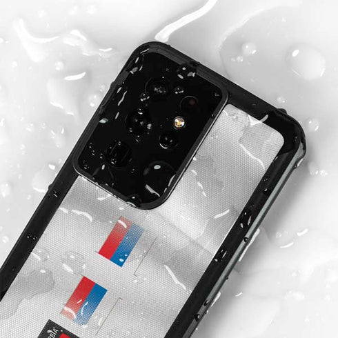 Serbia Soccer Flag Galaxy S24 Ultra Waterproof Case