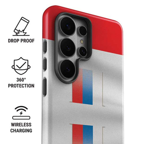 Serbia Soccer Flag Galaxy S26 Ultra Impact Case