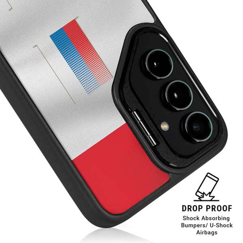 Serbia Soccer Flag Galaxy S26 Ultra Kickstand Case