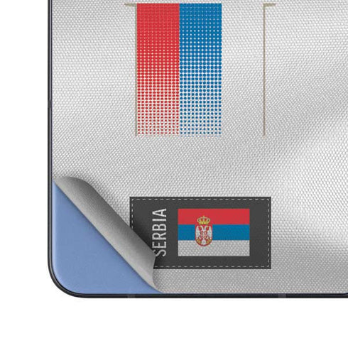 Serbia Soccer Flag Galaxy Z Fold5 5G Skin