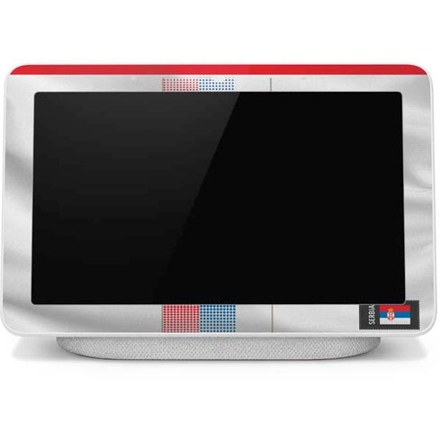 Serbia Soccer Flag Google Home Hub Skin