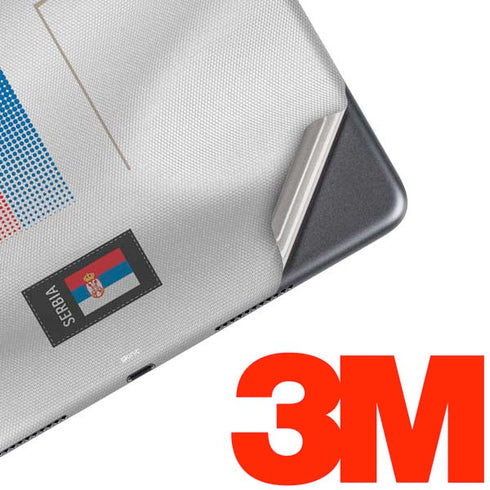 Serbia Soccer Flag iPad Skins