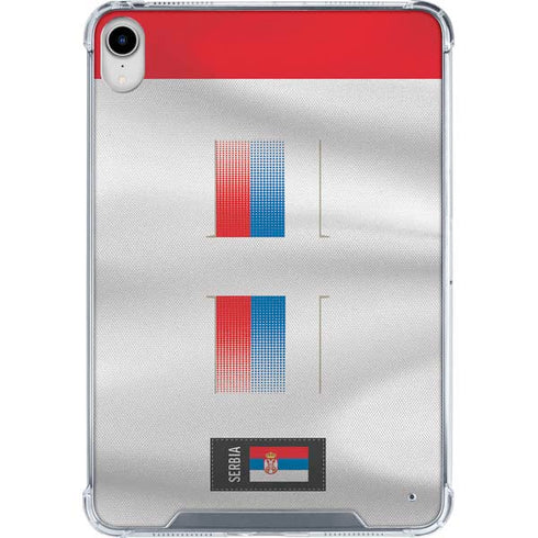 Serbia Soccer Flag iPad 11th Gen (2025) Clear Case