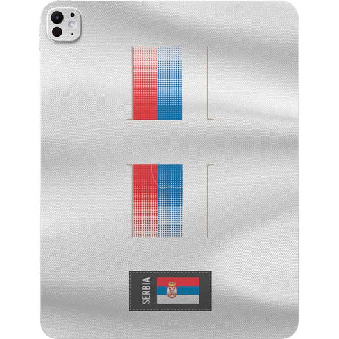 Serbia Soccer Flag iPad Pro 13in M4 (2024) Skin