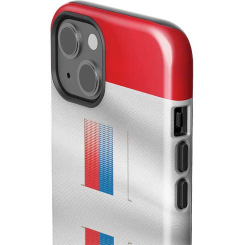 Serbia Soccer Flag iPhone 15 Impact Case