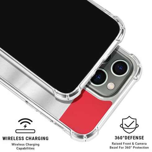 Serbia Soccer Flag iPhone 16 Pro Max Clear Case