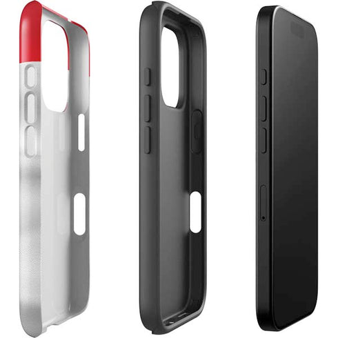 Serbia Soccer Flag iPhone 16 Pro Max Impact Case