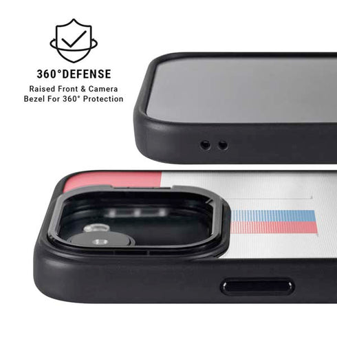 Serbia Soccer Flag iPhone 16e Kickstand Case