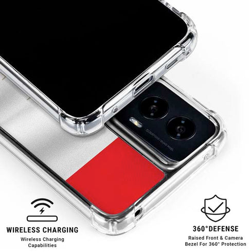 Serbia Soccer Flag Moto G Power 5G (2024) Clear Case