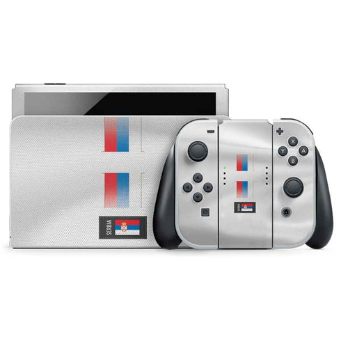 Serbia Soccer Flag Nintendo Skins