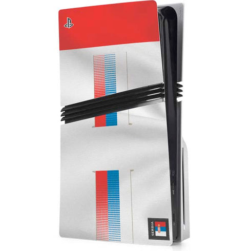 Serbia Soccer Flag PlayStation PS5 Skins