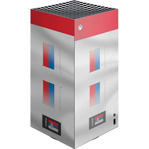 Serbia Soccer Flag Xbox Series X Skins