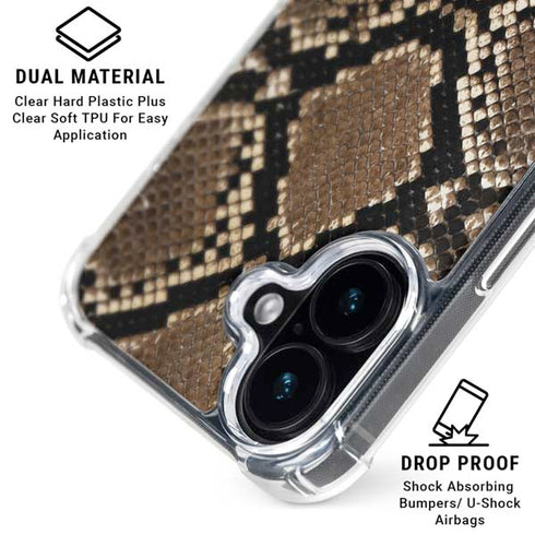 Serpent iPhone 16 Clear Case