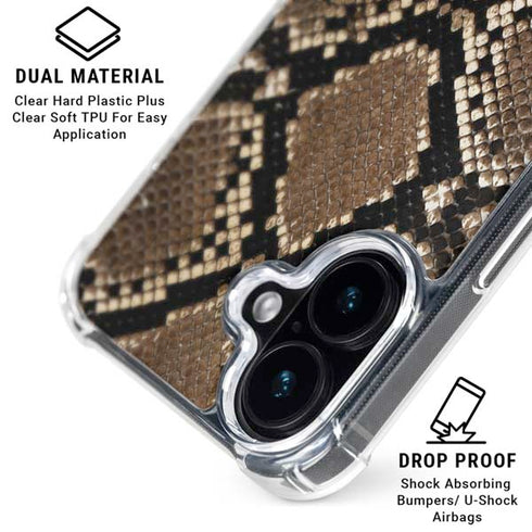 Serpent iPhone 16 Plus Clear Case
