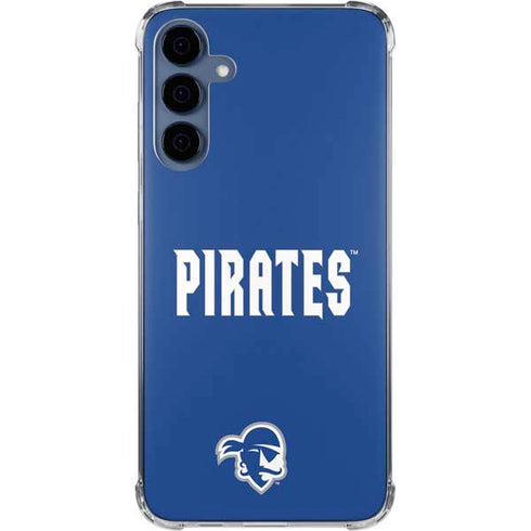 Seton Hall University Pirates Net Galaxy A55 5G Clear Case