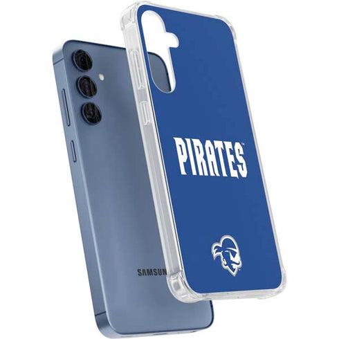Seton Hall University Pirates Net Galaxy A55 5G Clear Case