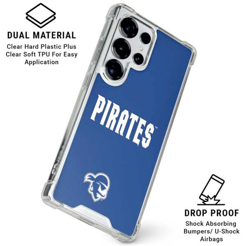 Seton Hall University Pirates Net Galaxy S25 Ultra Clear Case