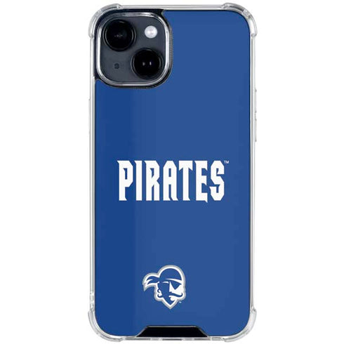 Seton Hall University Pirates Net iPhone 15 Clear Case