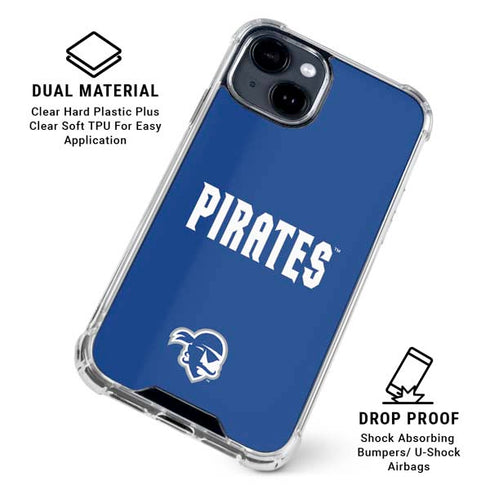 Seton Hall University Pirates Net iPhone 15 Clear Case