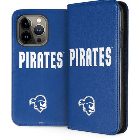 Seton Hall University Pirates Net iPhone 15 Pro Folio Case
