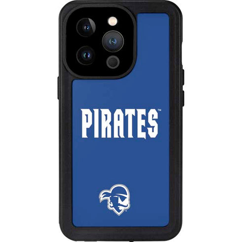 Seton Hall University Pirates Net iPhone 15 Pro Waterproof Case