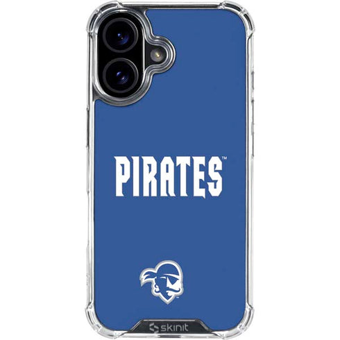 Seton Hall University Pirates Net iPhone 16 Clear Case