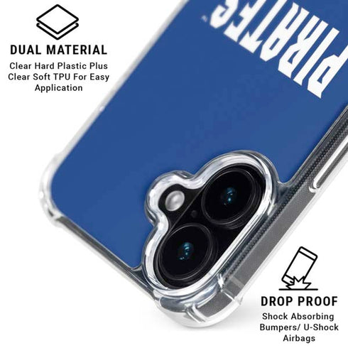 Seton Hall University Pirates Net iPhone 16 Clear Case